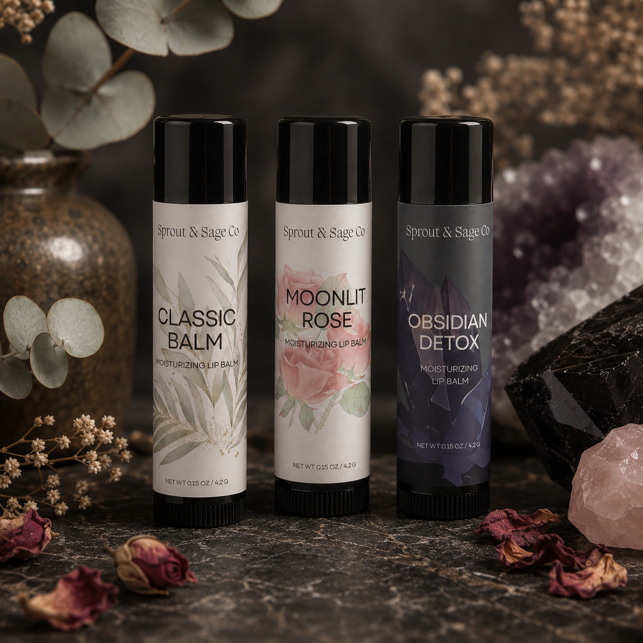 Obsidian Detox Lip Balm