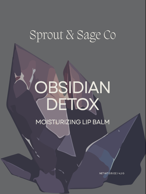 Obsidian Detox Lip Balm
